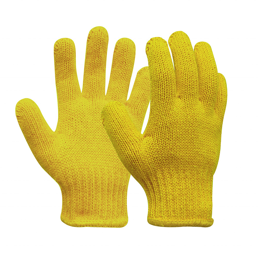 外贸出口 可爱黄色儿童劳保手套 花园工作 事件活动 双手防护手套