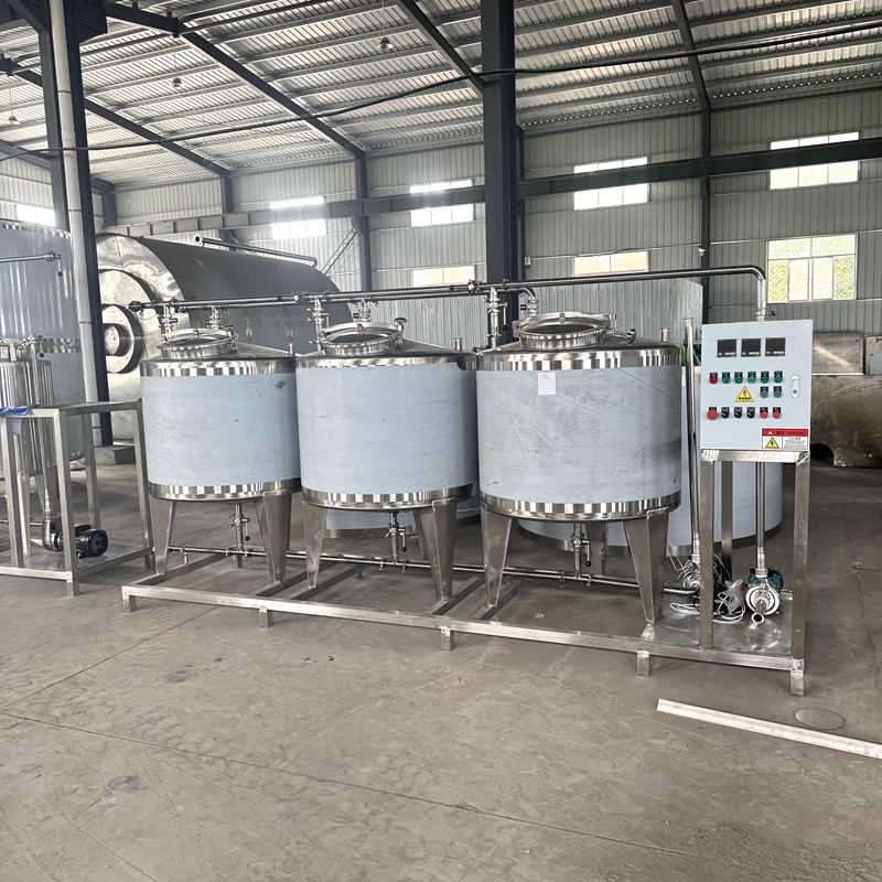 CIP就地清洗系统乳品饮料设备全自动一体式就地清洗系统CIP清洗