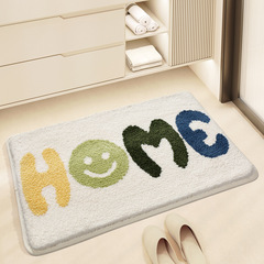 Nordic simple ins style bathroom mat door mat bathroom floor mat strong absorbent mat door toilet carpet thickened
