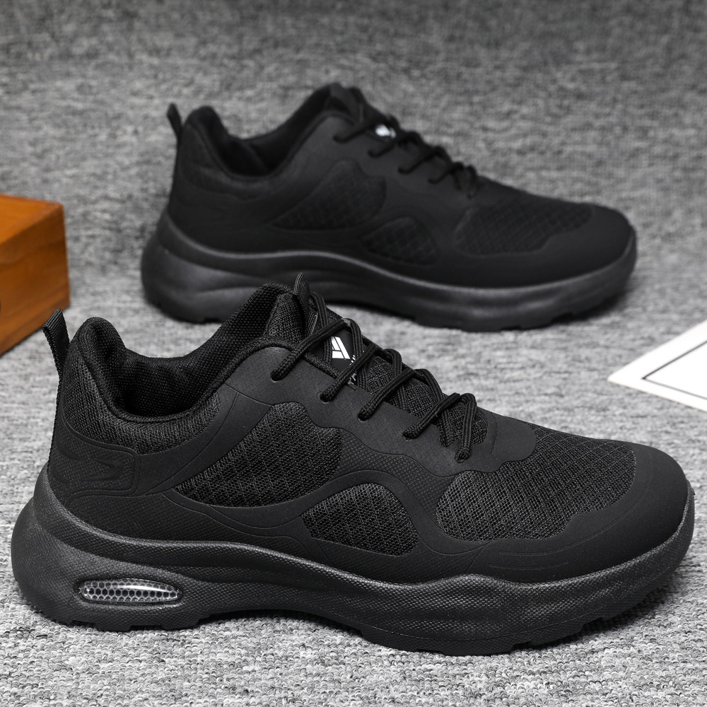 Nuevos zapatos deportivos de hombre transfronterizos con tela de malla transpirable, zapatos de running casuales suaves, cómodos zapatos casuales para hombres