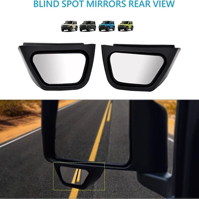 Suitable for 2018+ Suzuki Jimny Jb64 Jb74 Exterior Modification Wide-Angle Auxiliary Mirror Rearview Mirror Blind Spot Mirror