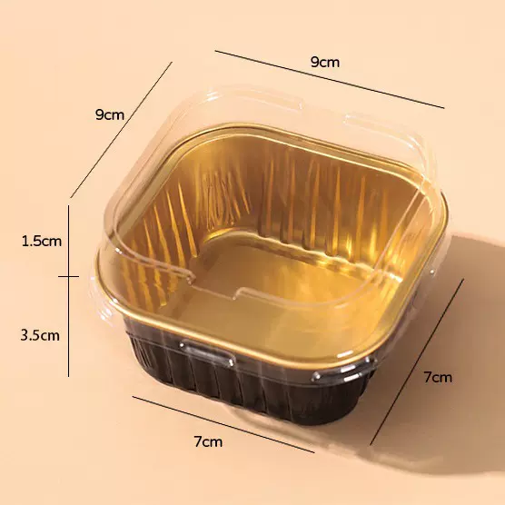 冰山熔岩包装盒巧克力蛋糕盒子模具贴纸慕斯提拉米苏甜品方形容器