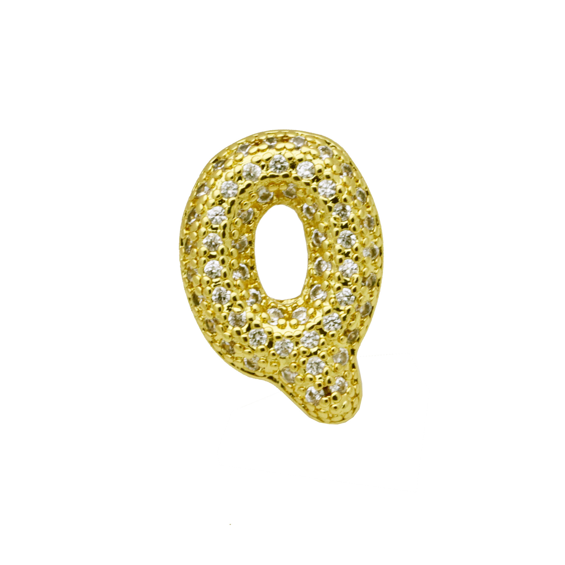 21g Weight Beads, Chain Jewelry Making Type 11 * 14mm Jewelry Making Size Zircon Inlay Material DIY Jewelry Accessories Classification 1 Piece Quantity Copper Material Letter Pattern Inlay Design IG Style Style 1 Piece 11 * 14mm Copper Zircon Letter DIY Jewelry Accessories Beads Chain 21