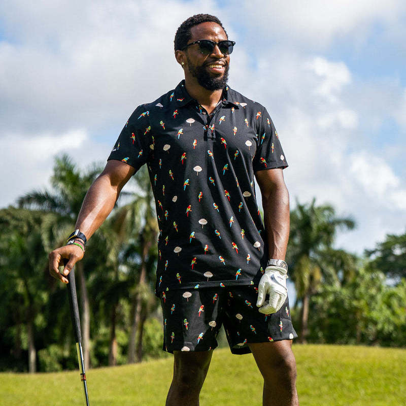 POLO Shirt Men's Golf Suit Team Made Breathable Short Sleeve Summer Top Shirt