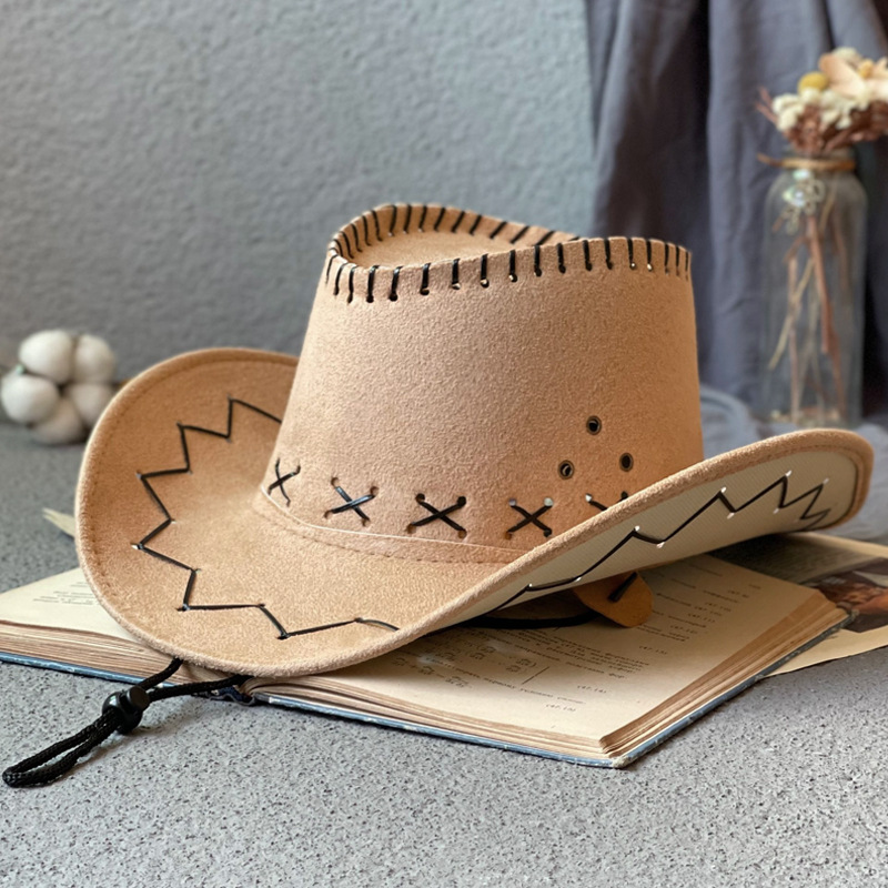 Cappello da cowboy donna a tesa larga per protezione sole_voghion.com