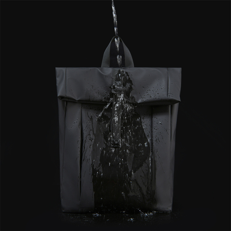 Mochila enrollable para hombre estilo europeo y americano mochila de negocios y ocio tapa enrollable Amazon transfronteriza