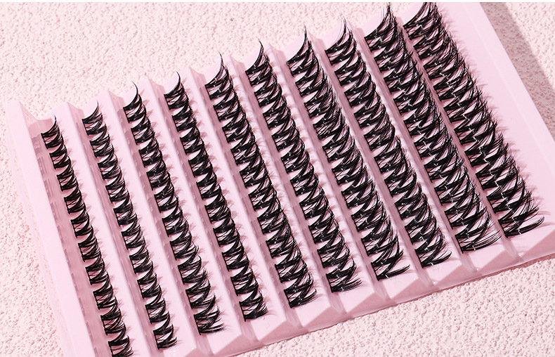 New  single cluster natural large capacity eyelashes, segmented hair, daily DIY grafting eyelashes_voghion.com