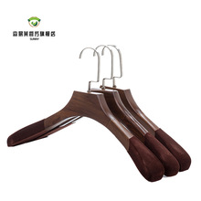 实木衣架木制西装宽肩大衣成人复古无痕防滑西服酒店衣挂衣撑加厚