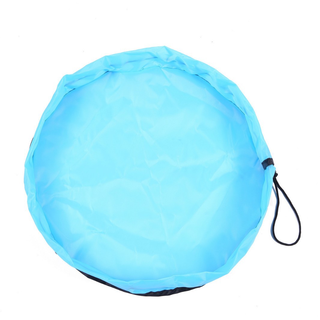 Venta caliente transfronteriza bolsa de almacenamiento de juguetes para bebés multifuncional de gran tamaño bolsa de almacenamiento de juguetes impermeable bolsillo con cordón