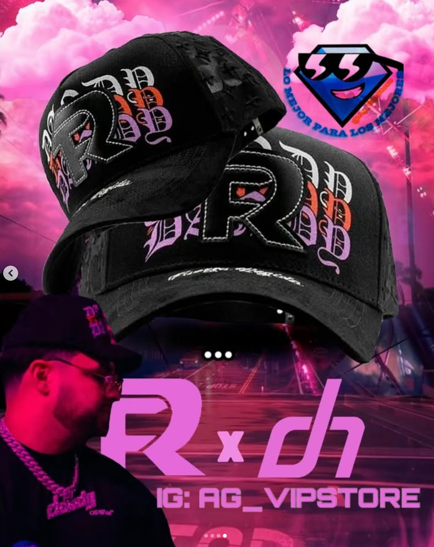 Aliexpress spot Dandy letras bordadas ajustables gorra de boca de pato borde curvo con taladro gorra de béisbol