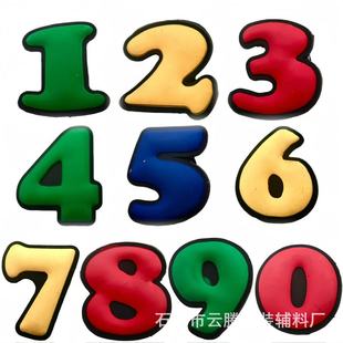 Digital DIY Accessories PVC Soft Adhesive Patch Phone Case Decorative Accessories Hole Shoes Shoe Buckle