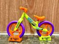 益智玩具萝卜自行车迷你拼装车平衡车摆件儿童玩具小礼物地摊批发