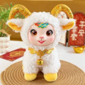 Мягкая игрушка-овечка новогодний подарок