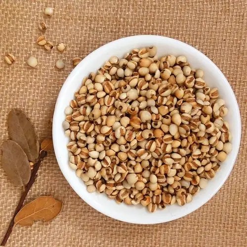 甄选 炒薏米500g材苡薏仁麸炒熟过的薏米 另售赤小豆芡实茯苓磊萌