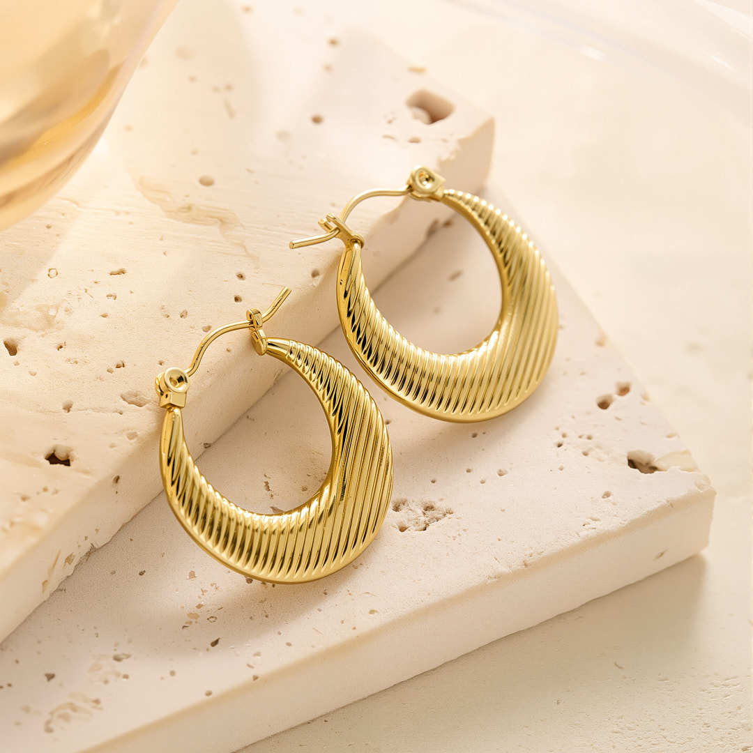 Eh010 earrings gold