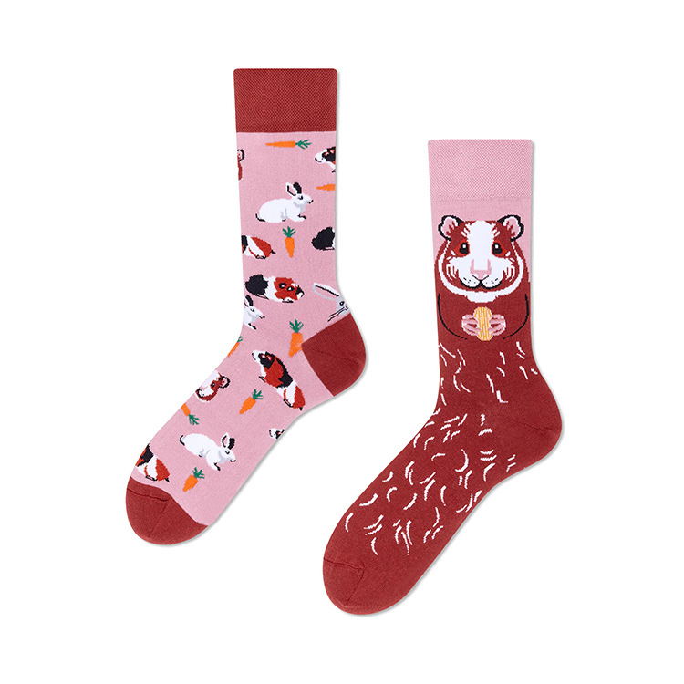 A Pair Quantity Daily Occasion Comfort Function Unisex Casual Animal Cotton Crew Socks A Pair