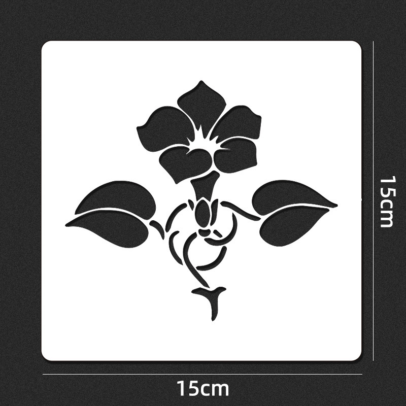 定制镂空模板花草动植物绘画重复利用花卉喷绘涂鸦印色可水洗定做|undefined