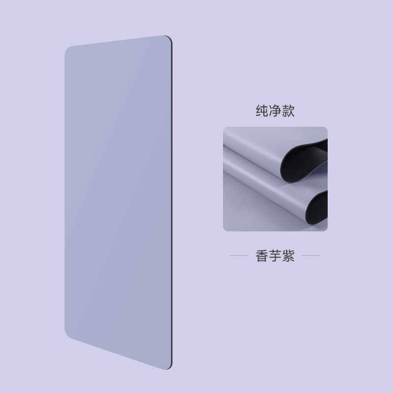 Alfombrilla de yoga de caucho natural PU, para Pilates y fitness, antideslizante, insonorizada, absorbe el sudor, uso doméstico