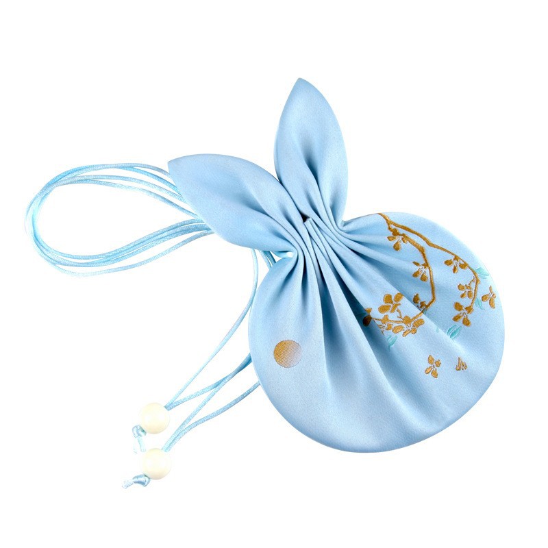 Dragon Boat Festival bolsa de joyería bolsa de aromaterapia bolsa tejida bordada bolsa de loto Zen estilo chino tradicional estilo antiguo brocado bolsa vacía