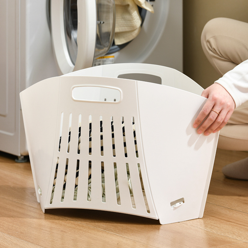 Foldable Laundry Basket for Home Use, Wall-Mounted Dirty Clothes Hamper, Laundry Basket for Storing Dirty Clothes, Bathroom Storage Solution