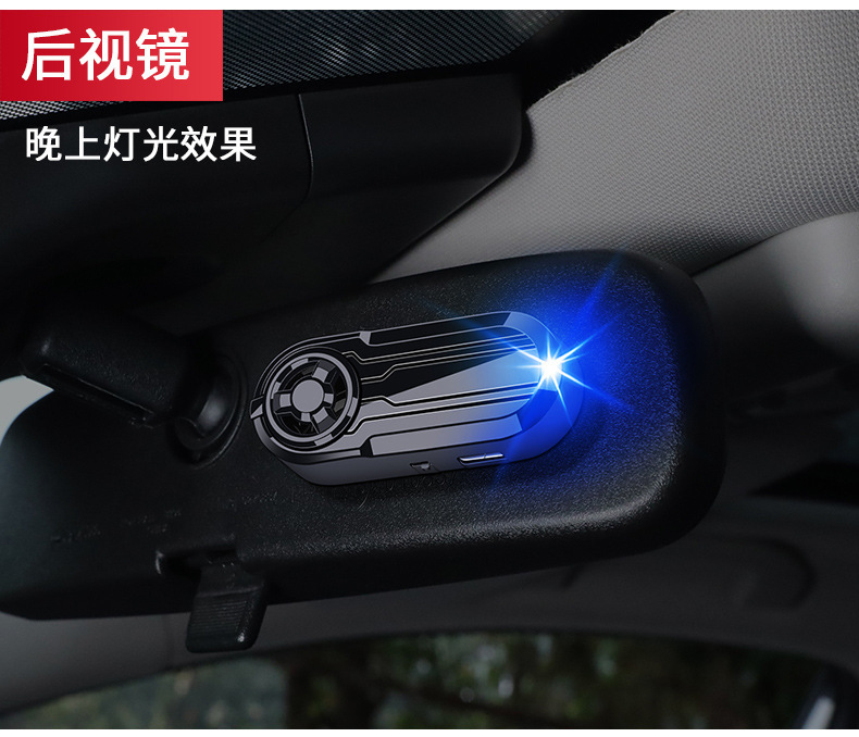Car Solar Simulation Anti-Theft Device Car Alarm Solar Flash Light Artificial Led Anti-Theft Warning Light