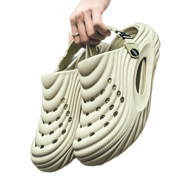 Primavera y verano nuevo estilo EVA multicolor tendencia todo-fósforo pantuflas al aire libre playa ropa exterior zapatos casuales cómodos