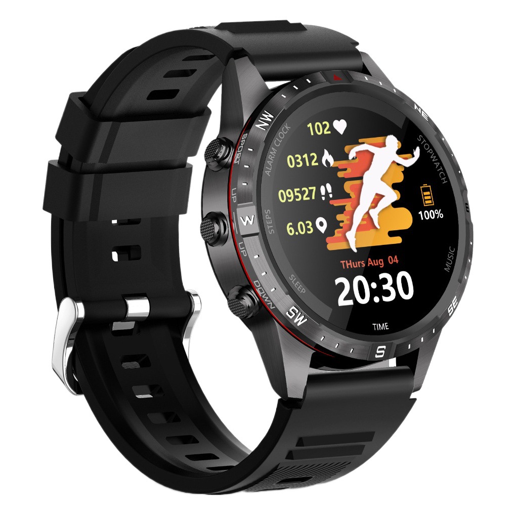 Reloj inteligente Huaqiangbei con monitorización de oxígeno en sangre, multifuncional para deportes, resistente al agua, modelo S45 de venta caliente transfronteriza, inteligente con monitorización de oxígeno en sangre.