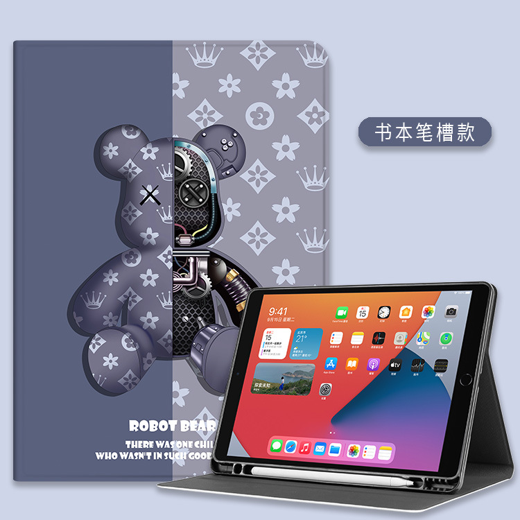 Aplicable a Apple iPad funda protectora 10 generación 2021 versión pro11 ranura para bolígrafo nuevo mini6Pro10.5 Soft 102 Shell