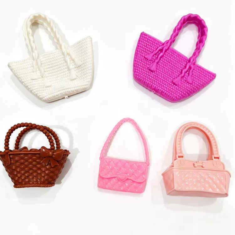 Barbie Doll New Soft Rubber Bag Toy Accessories Exquisite Doll Bag Play House Fashion Toy Accessories