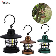 复古小马灯户外照明跨境新款野营灯COB户外复古便携式迷你挂式LED