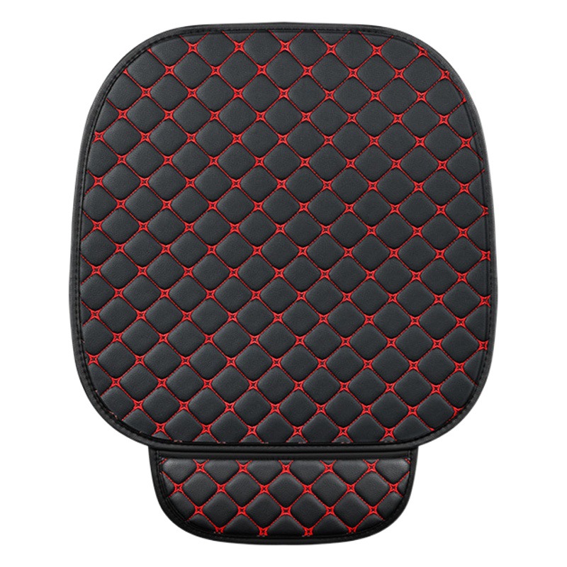 Car seat cushion four seasons Universal single piece leather three-piece non-slip backrest small waist five-seat seat cushion