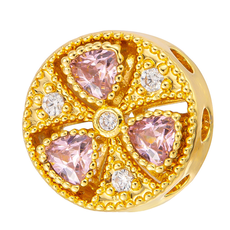 Douyin Venta caliente Colgante de microincrustaciones de cobre chapado al por mayor Cientos de colgantes de cobre opcionales a su gusto, fábrica de origen al por mayor sin cadena