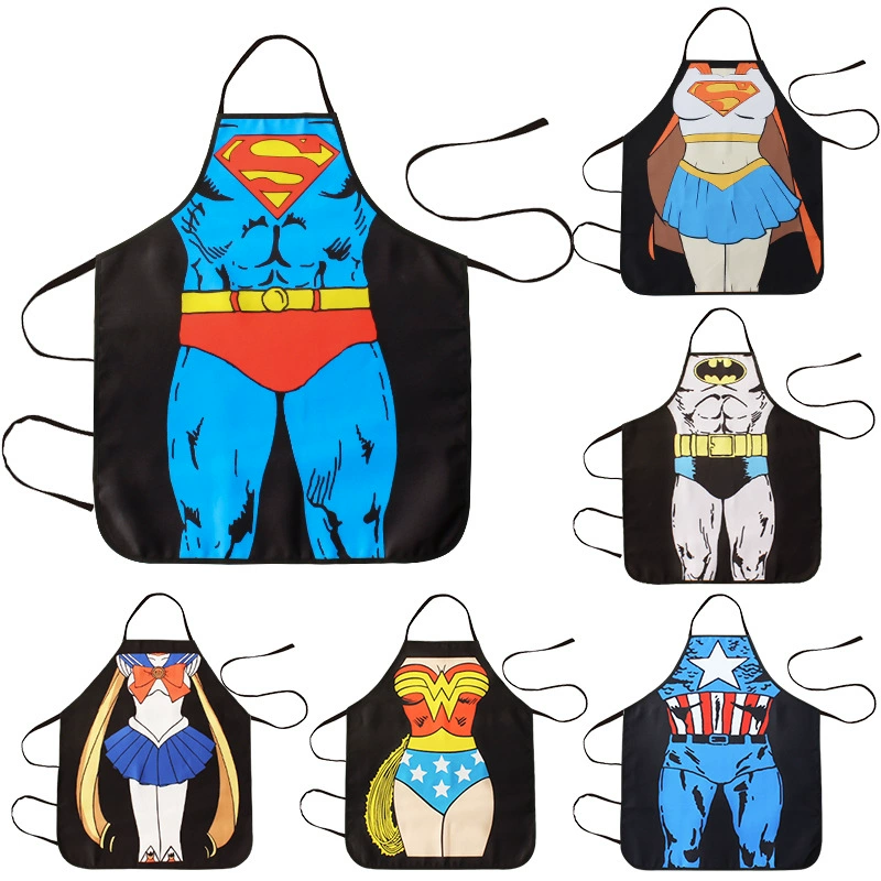 Amazon трансграничные поставки фартук печать логотипа водонепроницаемая домашняя кухня