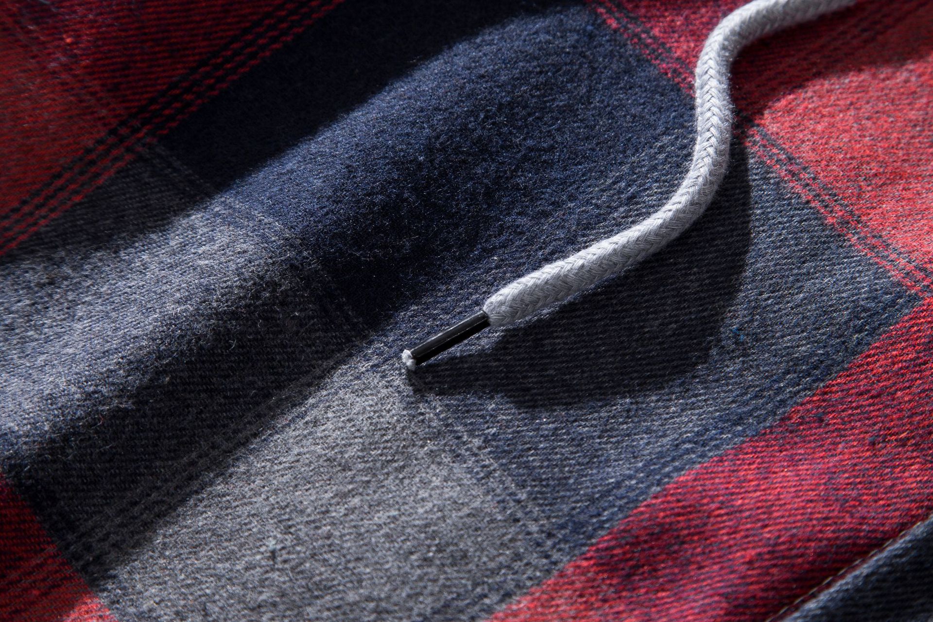 Herren Flanellhemd Mit Kapuze Kariertes Oversized Freizeithemd_voghion.com