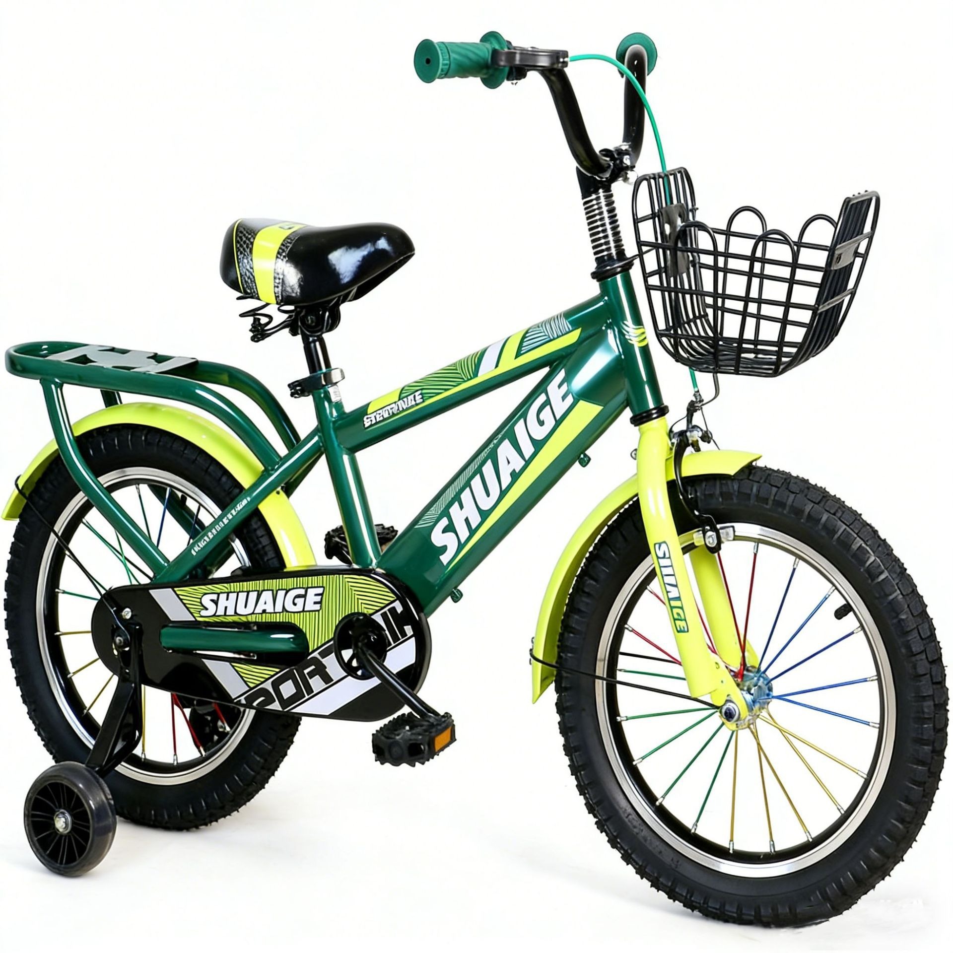 Cross-Border New Model Foreign Trade Low-Price Children's Bicycle 12inch 16inch 20inch Student Children's Pedal Bike Bicycle Children's Vehicle