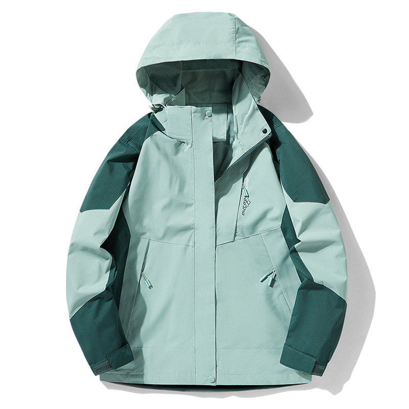 HS-1818D (라이너가없는 싱글 코트) 다크 그린 여성