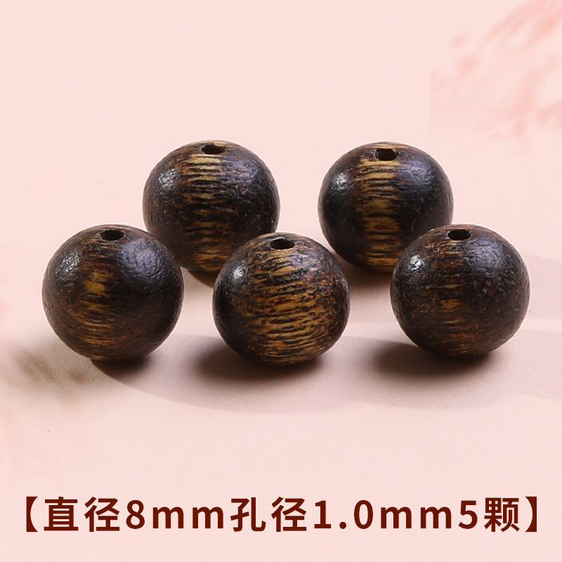 Tao 天然沈香ルースビーズラウンドビーズブレスレット diy 手作りビーズ菩提沈香ブレスレット水中グレードビーズアクセサリー|undefined
