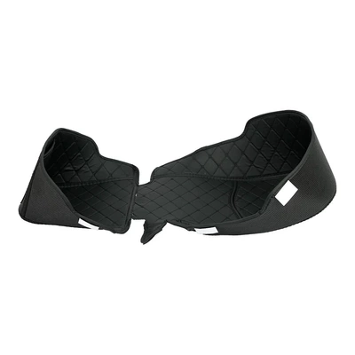 Suitable for Yamaha Xmax300 Motorcycle Seat Bucket Pad, Modified Pedal Seat Bucket Box Anti-Scratch Silent Inner Pad (Motorcycle cushion) - black-with-black-stitching-solid-black