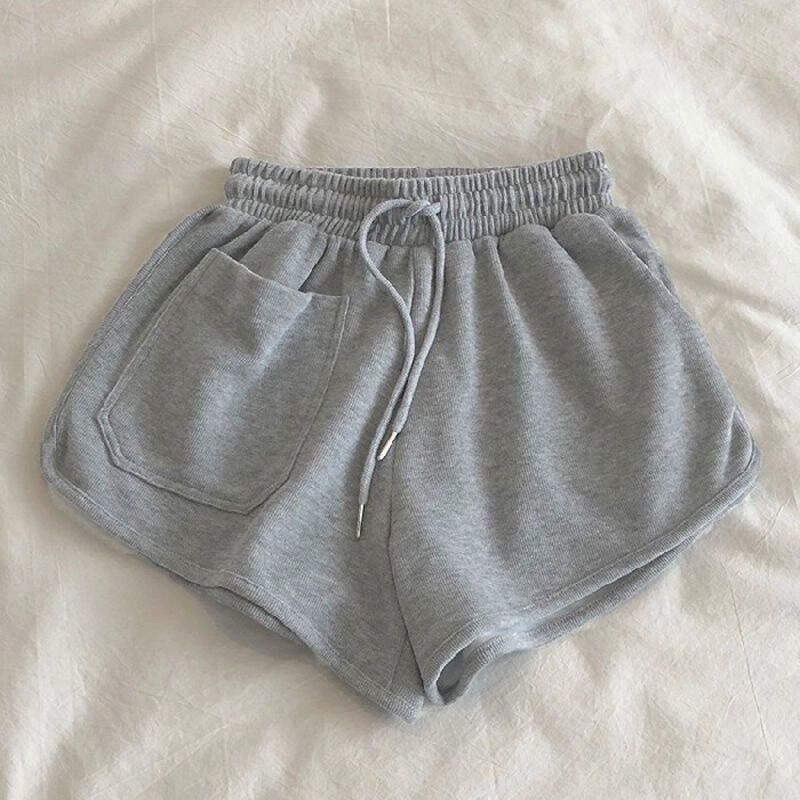 Women's casual sports shorts, 2026 summer collection, thin and lightweight, Korean style, loose fit, trendy, versatile, straight-leg, wide-leg, hot pants Women's casual sports shorts, 2026 summer collection, thin and lightweight, Korean style, loose fit, trendy, versatile, straight-leg, wide-leg, hot pants
