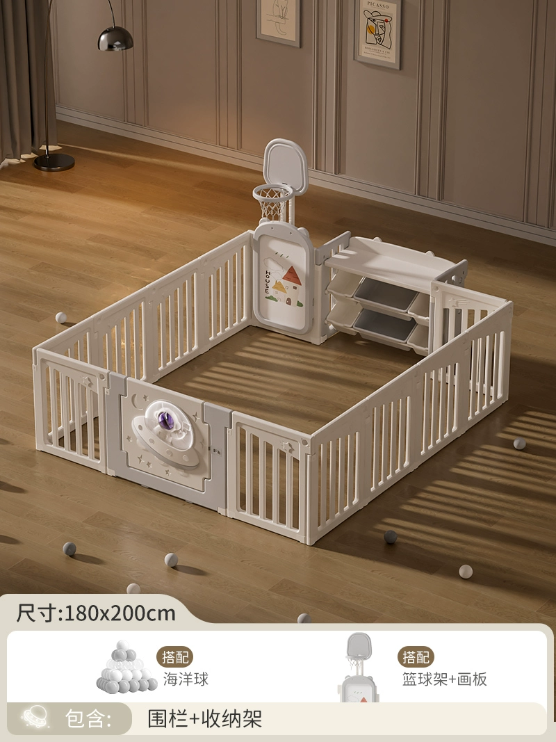 Children's fence for crawling, game mat