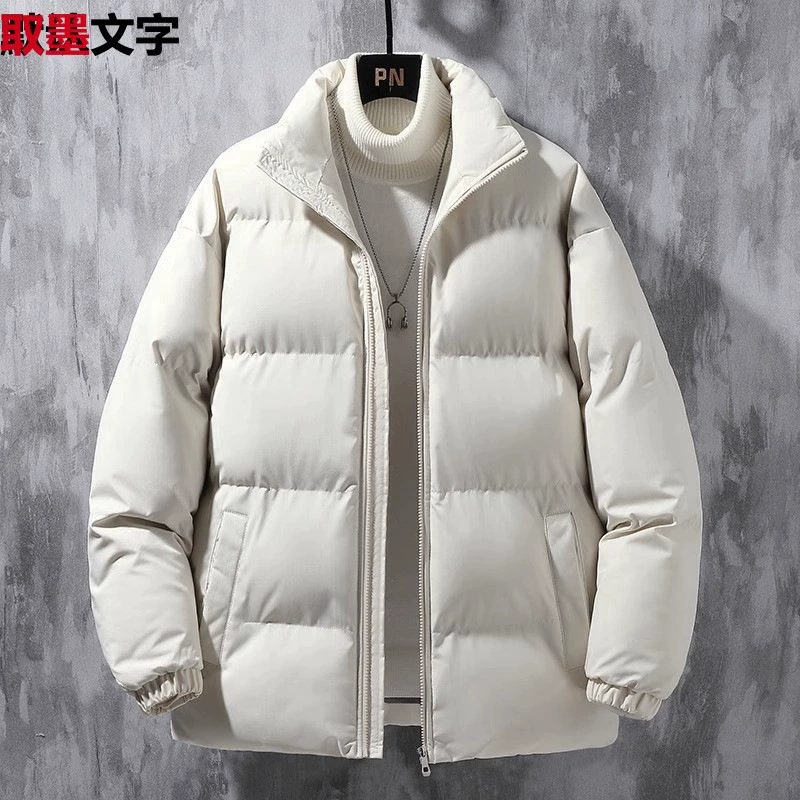 Demi-season trend short warm down jacket, increased thickness