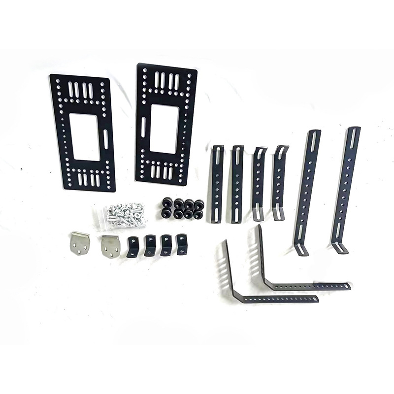 Caja lateral universal de la motocicleta pequeño soporte adecuado para Yamaha Suzuki Honda becerro aleación de aluminio caja lateral pequeño marco lateral