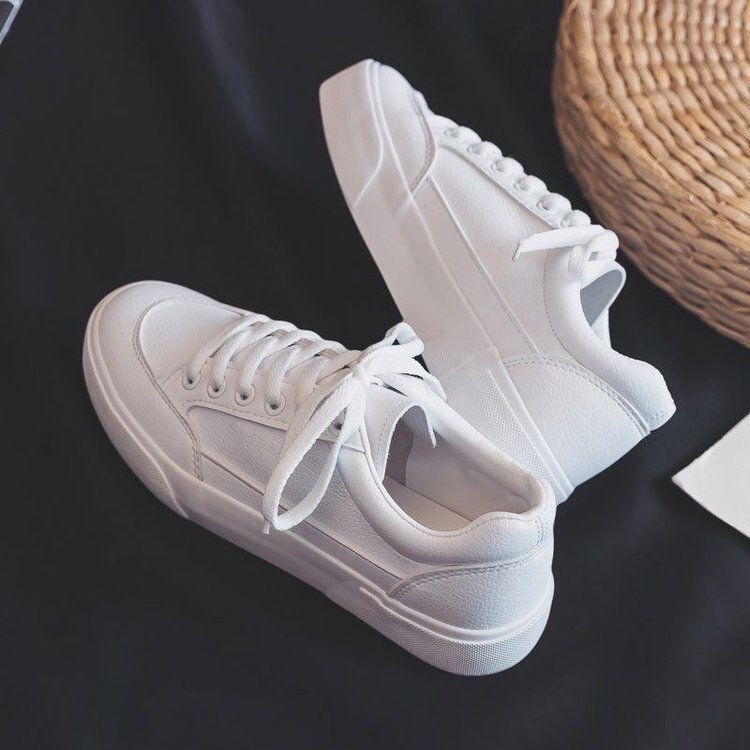 Basic White 2024 New Korean Style Flat Instagram Fashionable Four Shoes for Children Spring High Appearancy Basic White 2024 New Korean Style Flat Instagram Fashionable Four Shoes for Children Spring High Appearancy