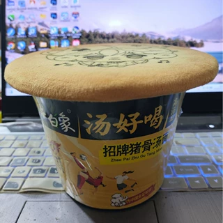 制定158mm加厚毛绒泡面吧唧大号摆台RUA绒布徽章明星周边相框胸章