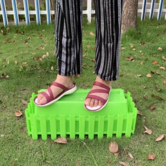 Fence pot rectangular thickened extra large balcony vegetable garden potted succulent colored plastic resin flower pot