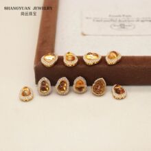S925�y���Ȼ�Sˮ�����J��diy�������ʽ�ִ������