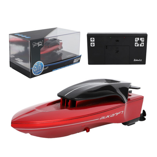 Cross-border 2.4G mini remote control high-speed speedboat remote control boat with lights navigation model water children's toy 888