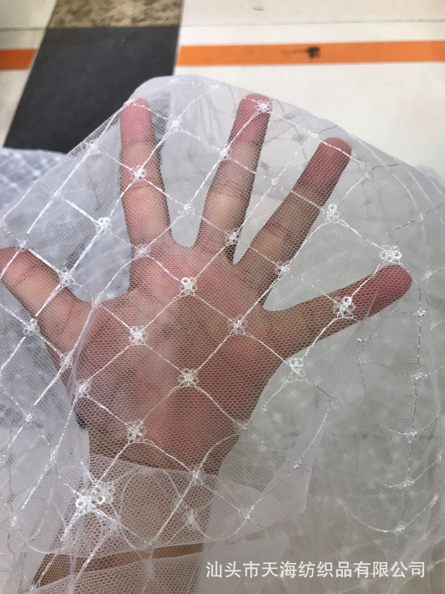 立体绣花 连衣裙童装面料