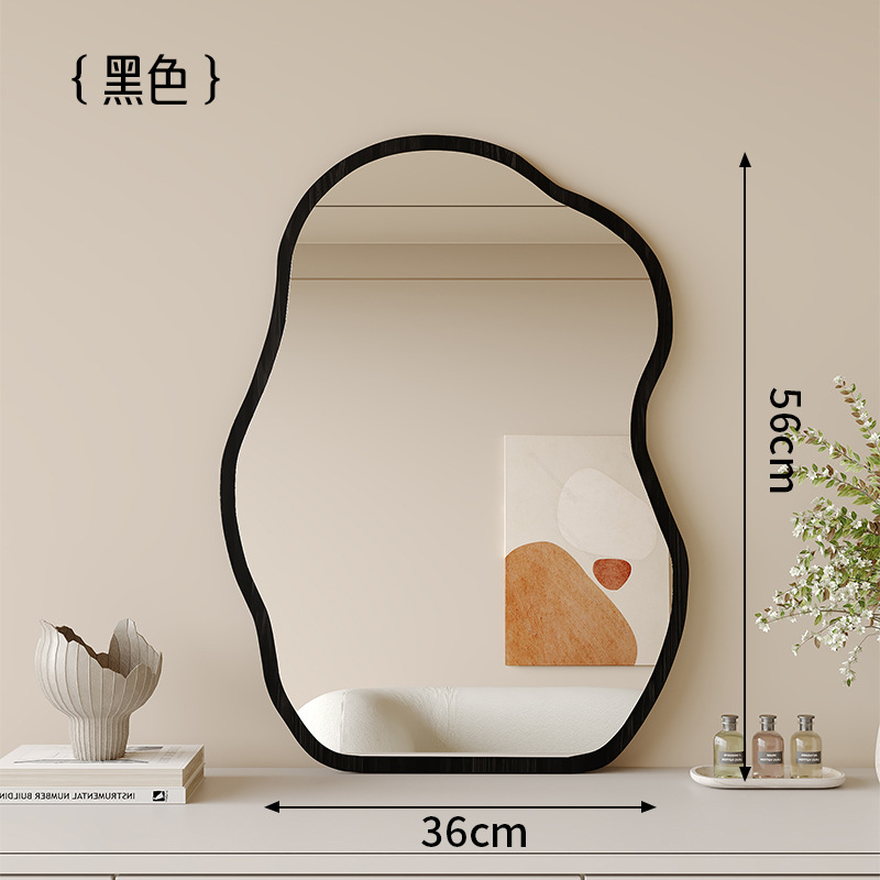 Espejo decorativo retro espejo de maquillaje medieval espejo de vestir espejo de vestir sala de estar se puede colgar en la pared espejo de escritorio espejo de vestir espejo