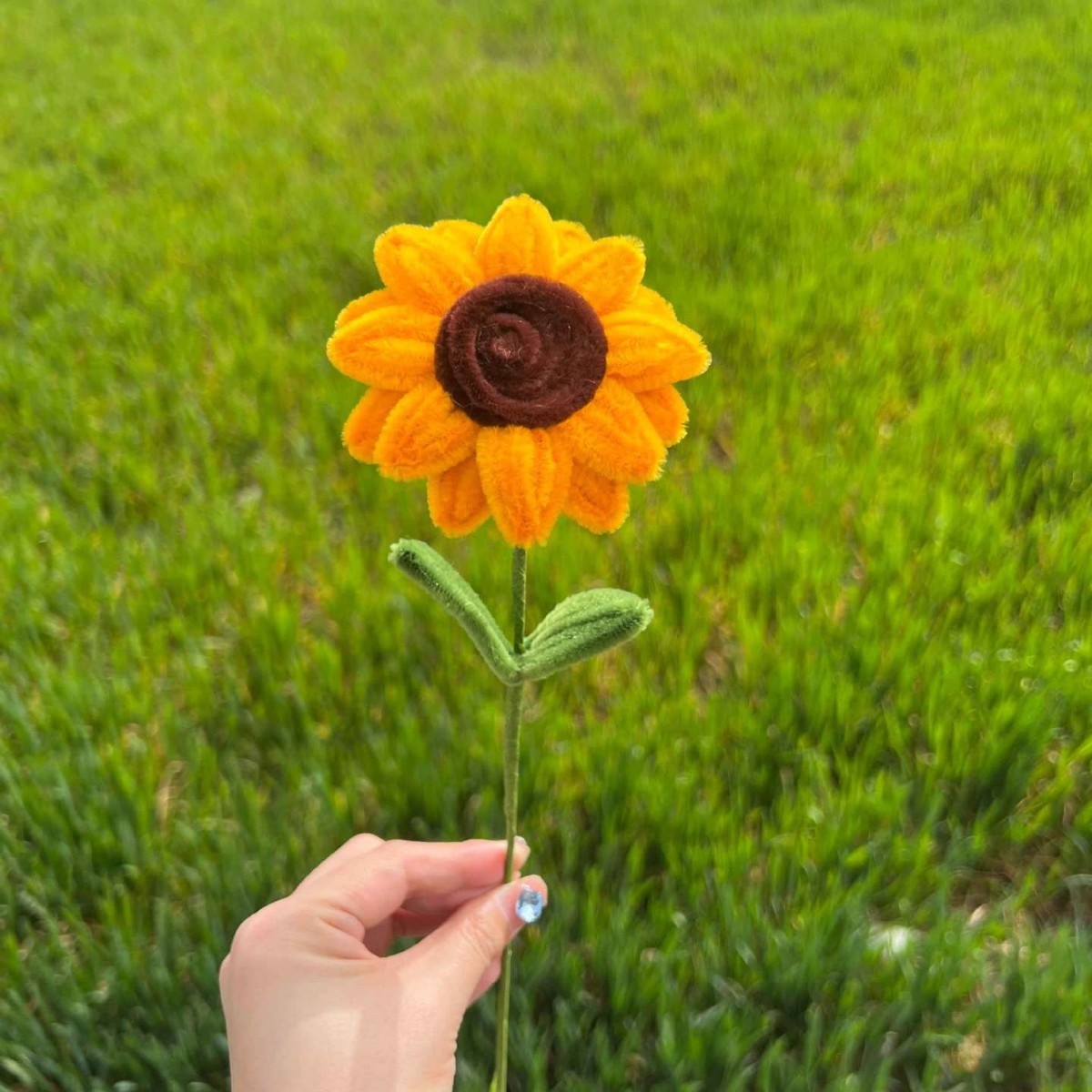 오렌지 작은 해바라기 [완제품] 벌거벗은 꽃